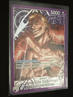 ONE PIECE CARD GAME TCG Donquixote Doflamingo Leader Alt Art OP14-060 English ** - Image 4