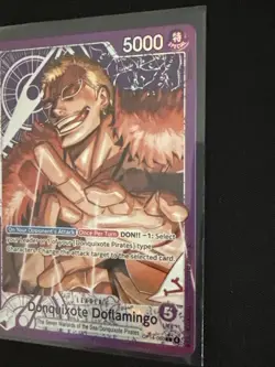 ONE PIECE CARD GAME TCG Donquixote Doflamingo Leader Alt Art OP14-060 English ** - Image 5