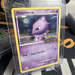Mewtwo 9/16 Holo Promo Cosmos Foil Nintendo Pokemon TCG Card Rumble 2009 - Image 1