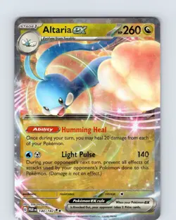 Pokemon TCG Altaria EX S&V Paradox Rift 140/182 Ultra Holo Double Rare Card NM - Image 1