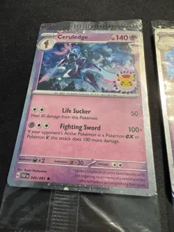 Ceruledge 040/091 - Pokemon Day 2024 Stamped Sealed Promo Card Pokemon- Mint (2) - Image 3
