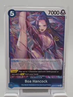 Boa Hancock R 2025 English Foil Card - One Piece CCG EB04-027 NM Rare - Image 1