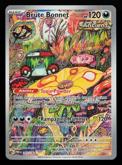Brute Bonnet 207/182 Illustration Rare Paradox Rift Pokemon Card - Image 1