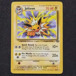 Jolteon 20/64 - Jungle Unlimited - Non-Holo Rare - WotC Pokemon TCG Card - LP+ - Image 1