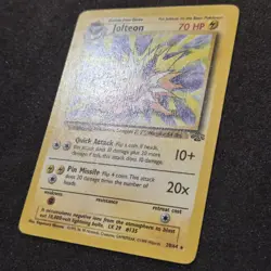 Jolteon 20/64 - Jungle Unlimited - Non-Holo Rare - WotC Pokemon TCG Card - LP+ - Image 2