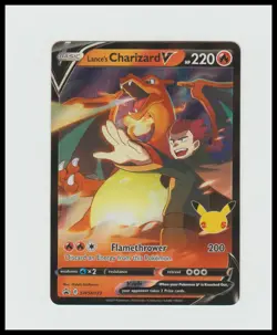 SWSH: Sword & Shield Promo Cards #SWSH133 Lance's Charizard V NM Pokemon Card - Image 1