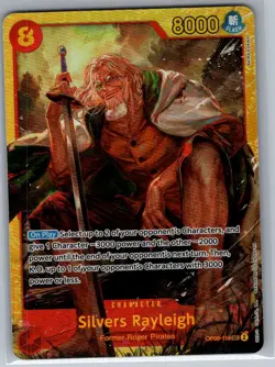 Silvers Rayleigh OP08-118 SEC Two Legends - One Piece Card Game - NM - Image 1