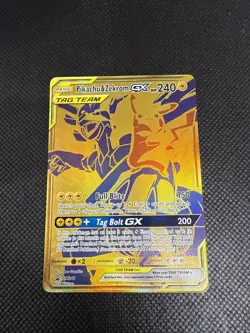 Pikachu & Zekrom GX - SM248 - Black Star Promo - Pokemon Card - LP - Image 1