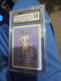 CGC 10 Mew Old Maid Pokemon Center Card Babanuki Game Japanese 2019 - Image 2