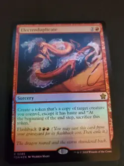 Electroduplicate 85 Foil NM MTG Foundations Magic - Image 1