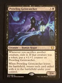1x Prowling Geistcatcher (021) Innistrad: Midnight Hunt Commander LP MTG Magic - Image 1