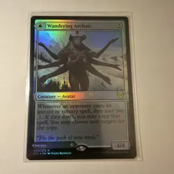 MTG Wandering Archaic FOIL Strixhaven: School of Mages 6 NM - Image 1