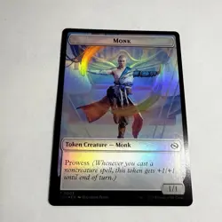 Copy Monk Double-Sided Token Tarkir: Dragonstorm Foil - Image 2