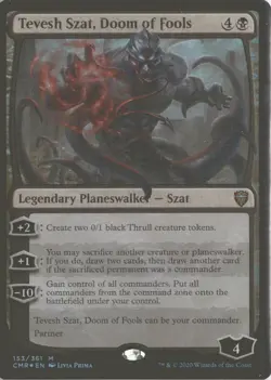 MTG Tevesh Szat, Doom of Fools (153) *Foil* Base Commander Legends NM Free Ship - Image 1