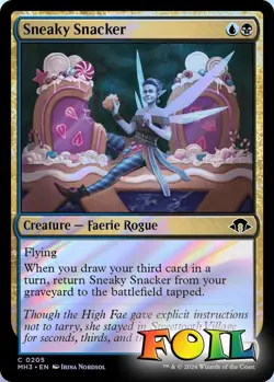 Sneaky Snacker 0205 MTG Modern Horizons 3 Common NP Foil - Image 1