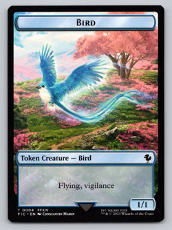 Bird | Hero 05 Double Sided Token NONFOIL - Commander: Final Fantasy MTG - Image 1