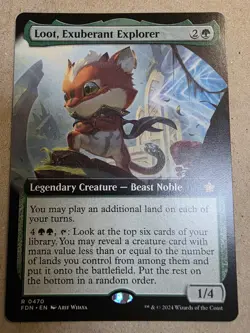 Loot, Exuberant Explorer - (Extended Art) Foundations Regular - Mtg - Image 1