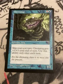 MTG Chronotog Visions Reserved List Regular Rare Magic The Gathering - Image 1
