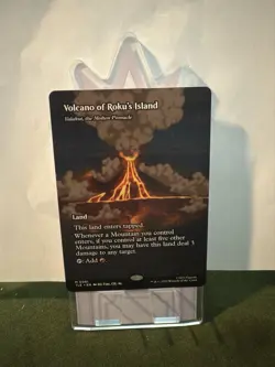 Volcano of Roku's Island - Valakut, the Molten Pinnacle (Borderless) Avatar: The - Image 1