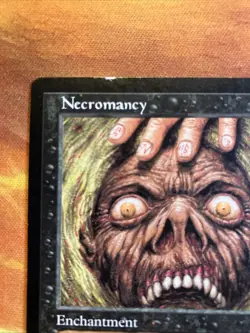 MTG Necromancy Visions Lightly Played Condition Black Vintage! - Image 3