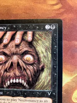 MTG Necromancy Visions Lightly Played Condition Black Vintage! - Image 4