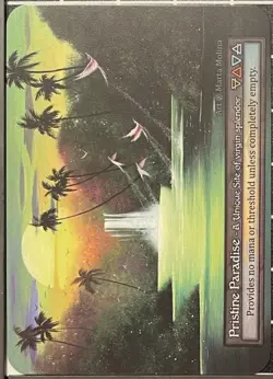 Pristine Paradise - Unique - Beta - Sorcery Contested Realm - Image 1