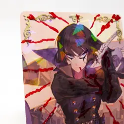 VAMPIRE Token - Altered Goddess Story Waifu - Hand painted with inks - sword - Image 3