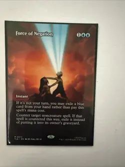 Force of Negation Borderless MTG Avatar: The Last Airbender: Eternal - Image 1