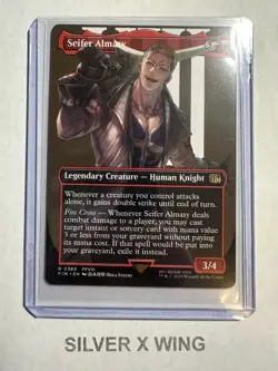 Seifer Almasy Borderless x1, MTG, Magic the Gathering, Final Fantasy, FIN, NM - Image 1