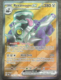 Revavroom ex 216/197 SIR - Obsidian Flames SV03 - Near-Mint Pokemon Card - Image 1
