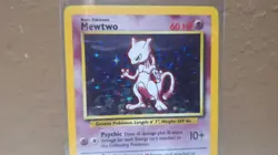 Pokemon TCG Mewtwo 2/102 Base Set Moderately Played Condition. Still looks Nice! - Image 3