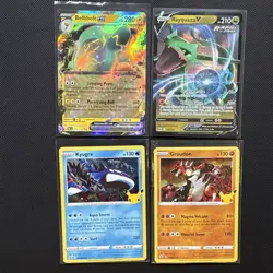 Pokemon Card Lot Holo Rare V / Ex / Celebrations / Rayquaza - Image 1