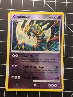Pokemon TCG 2009 Giratina 10/127 Platinum Reverse Holo - Image 1