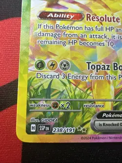Pikachu EX SIR 238/191 Surging Sparks Near Mint Condition Pokemon Tcg - Image 4