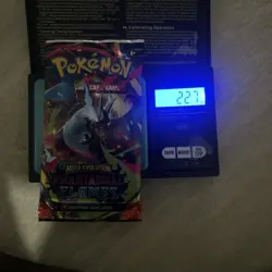 22.7g! EXTREMELY HEAVY Pokemon Phantasmal Flames - Factory Sealed Booster Pack - Image 1
