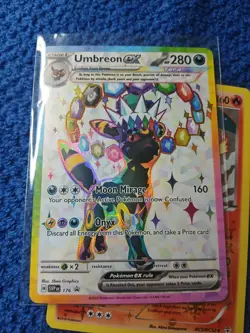 Pokemon TCG Umbreon EX 176 Black Star Promo Prismatic Evolutions Full Art NM - Image 1