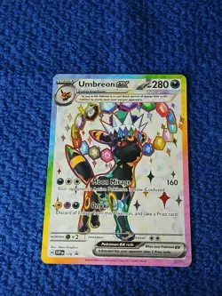 Pokemon TCG Umbreon EX 176 Black Star Promo Prismatic Evolutions Full Art NM - Image 2