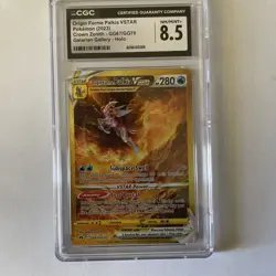 Origin Forme Palkia VSTAR GG67/GG70 Crown Zenith Pokemon CGC 8.5 - Image 1