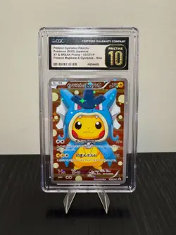 Pokemon Pretend Gyarados Pikachu Poncho Japanese Bx. 151/XY-P CGC 10 Pristine - Image 1