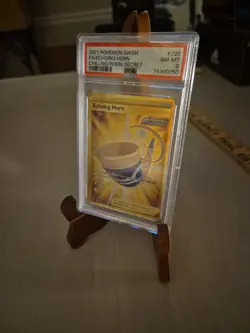 2021 POKEMON SWORD & SHIELD CHILLING REIGN SECRET FULL ART/ECHOING HORN PSA 9 - Image 2