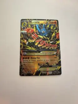 Pokemon TCG M Lucario EX Ultra Rare XY - Furious Fists 55/111 - Image 1
