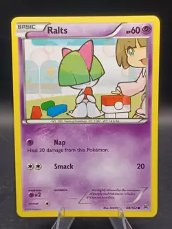 Pokemon TCG Ralts Breakthrough 68/162 Regular Common English Near Mint - Image 1