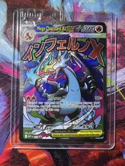 Pokemon Mega Charizard X ex 023 Me: Mega Evolution Promo Holo Sealed NM - Image 3