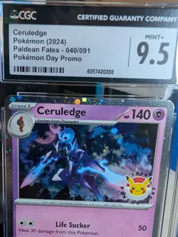 CGC 9.5 Ceruledge 040/091 - (Pokemon Day 2024) (Cosmos Holo) - Image 2