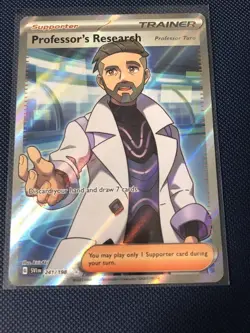 Pokemon TCG Professor's Research (Professor Turo) Scarlet & Violet 241/198 - Image 1