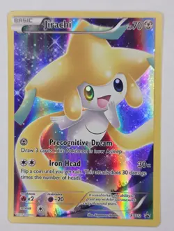 Pokemon Jirachi Full Art XY112 Black Star Promo Holo - NM - Image 1