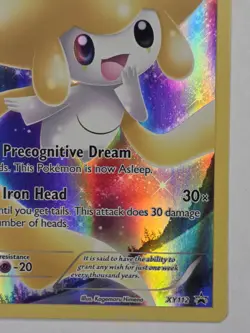 Pokemon Jirachi Full Art XY112 Black Star Promo Holo - NM - Image 5