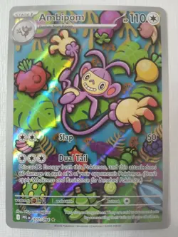 Ambipom 107/94 - Phantasmal Flames - Illustration Rare - Pokemon TCG - NM - Image 1