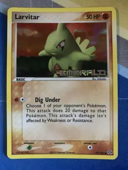 Pokemon TCG - Larvitar 52/106 Emerald Reverse Holo - Image 1