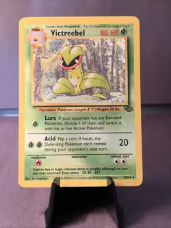 Pokemon TCG Victreebel 30/64 Jungle Rare Non Holo Rare VTG WOTC 1999 NM/LP - Image 1
